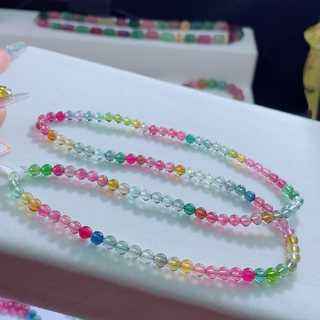 手链碧玺未镶嵌5mm左右