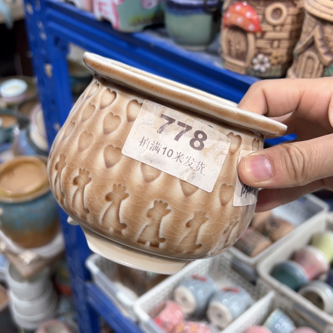 陶瓷多肉小花盆@@778