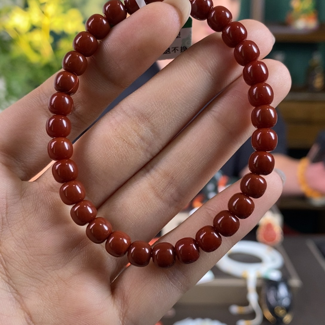 未镶嵌手串南红玛瑙
