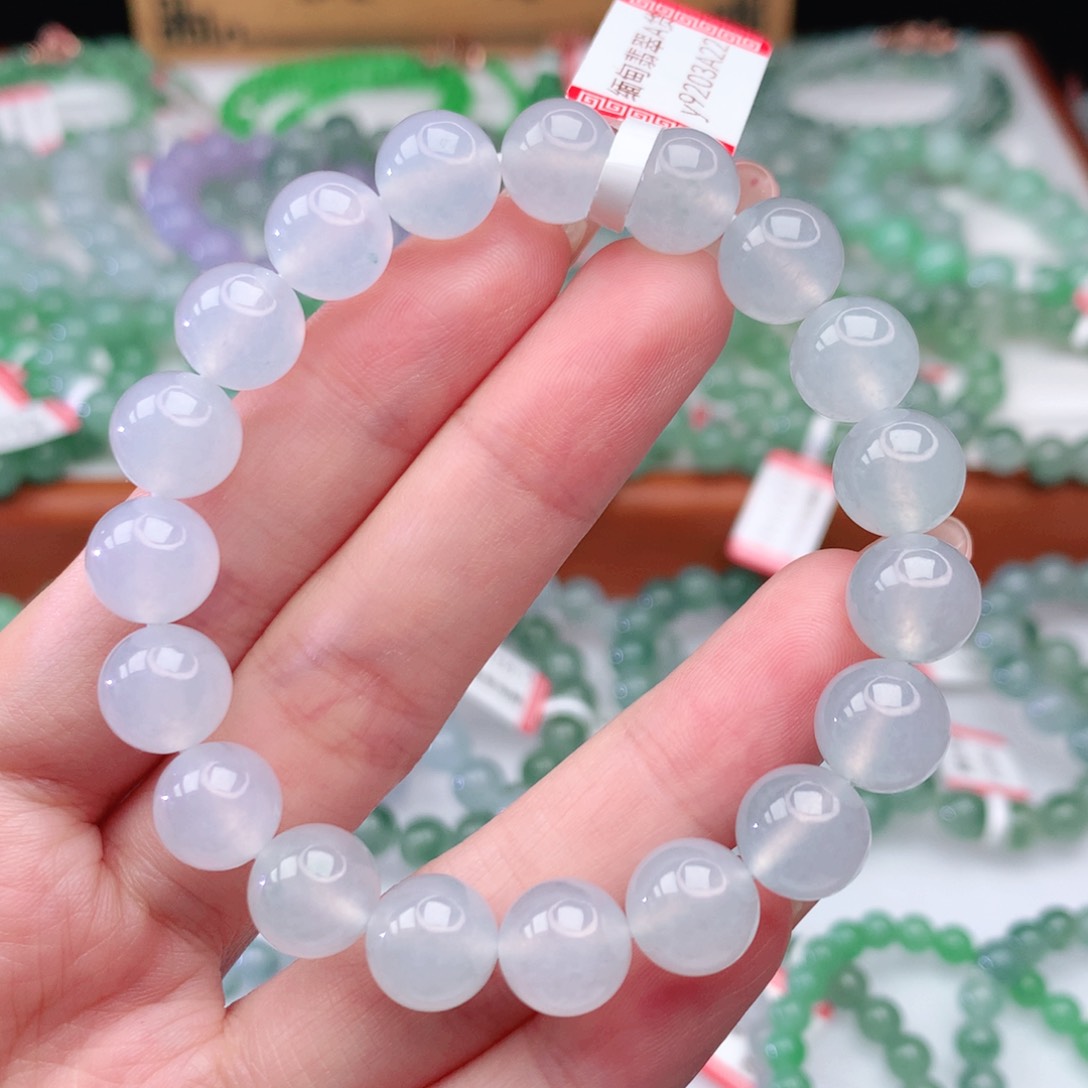 翡翠手链未镶嵌翡翠10mm