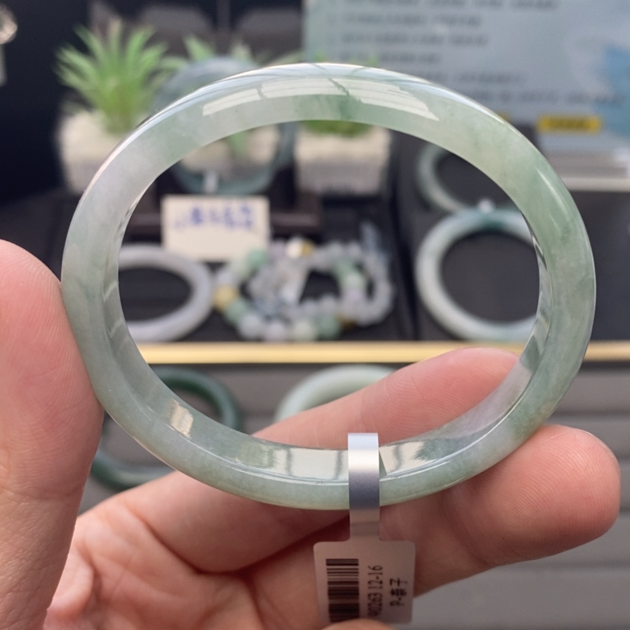 【闪购商品】未镶嵌手镯翡翠正圈5354可戴