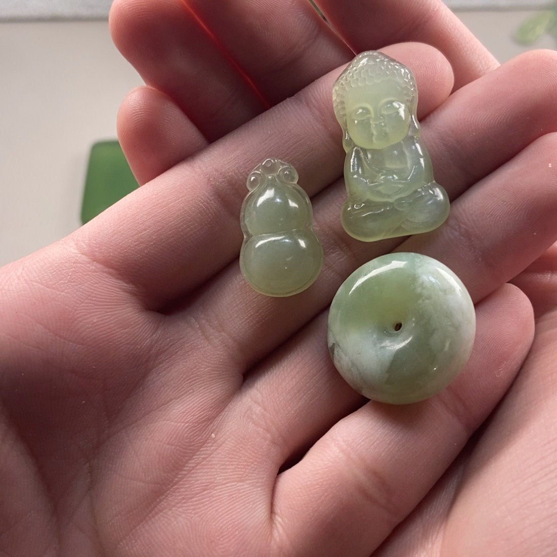 【闪购商品】蛇纹石玉岫玉未镶嵌