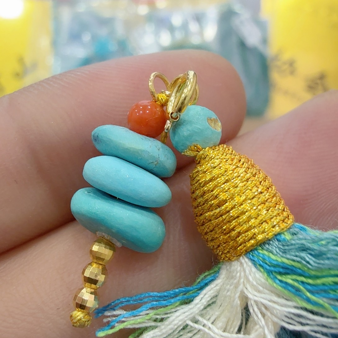 绿松石未镶嵌配饰