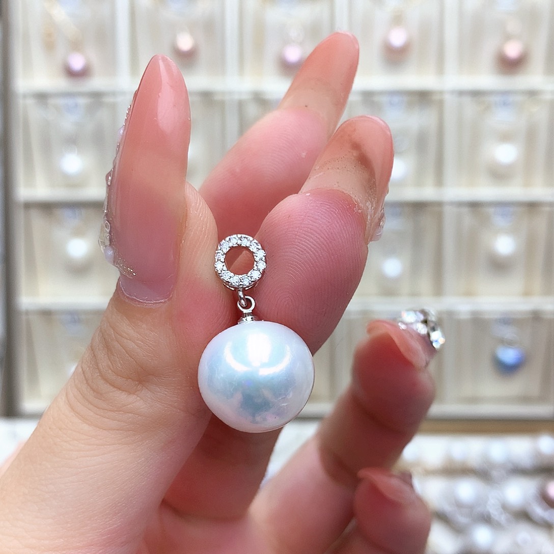 淡水珍珠合金颈饰