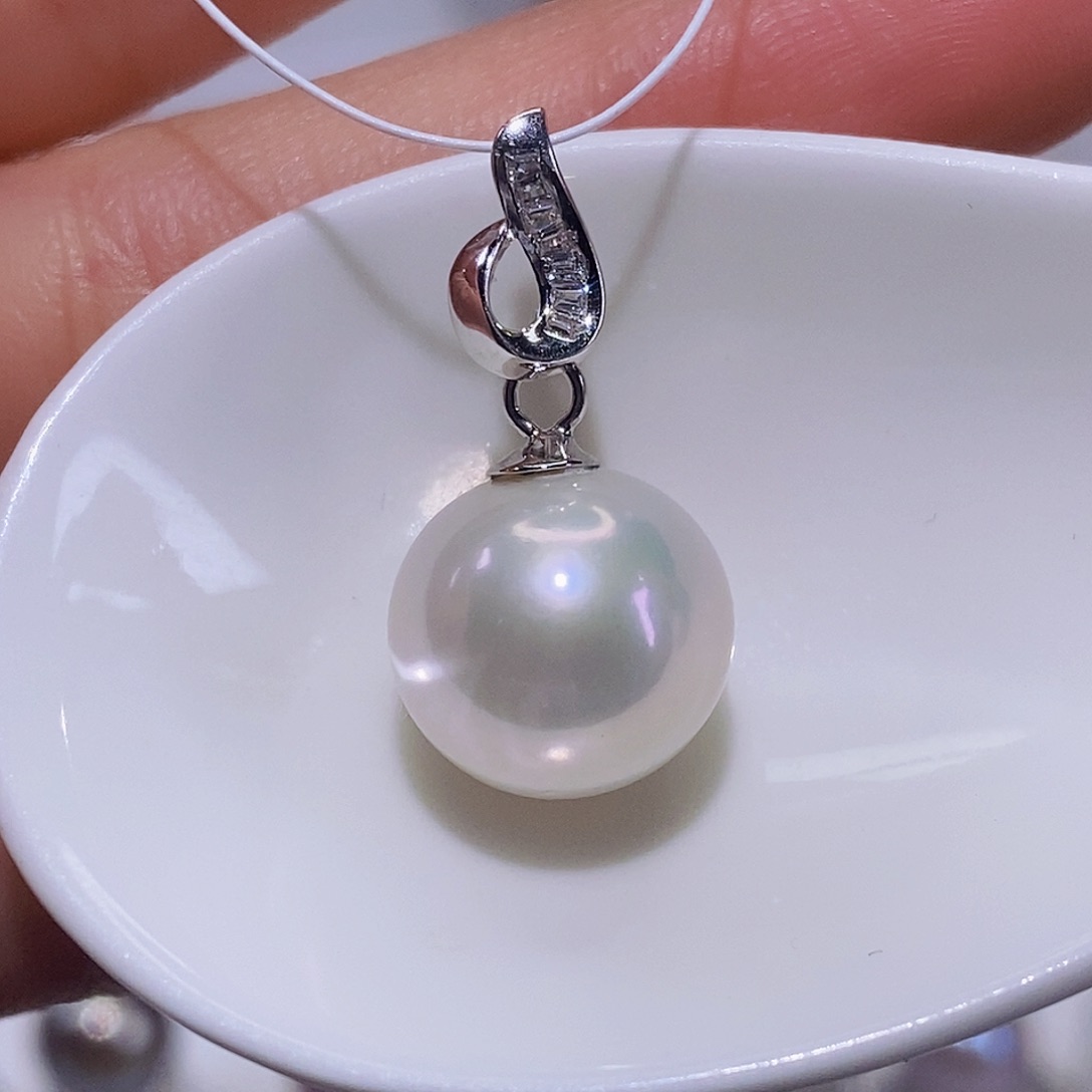 淡水珍珠颈饰银S925镶嵌