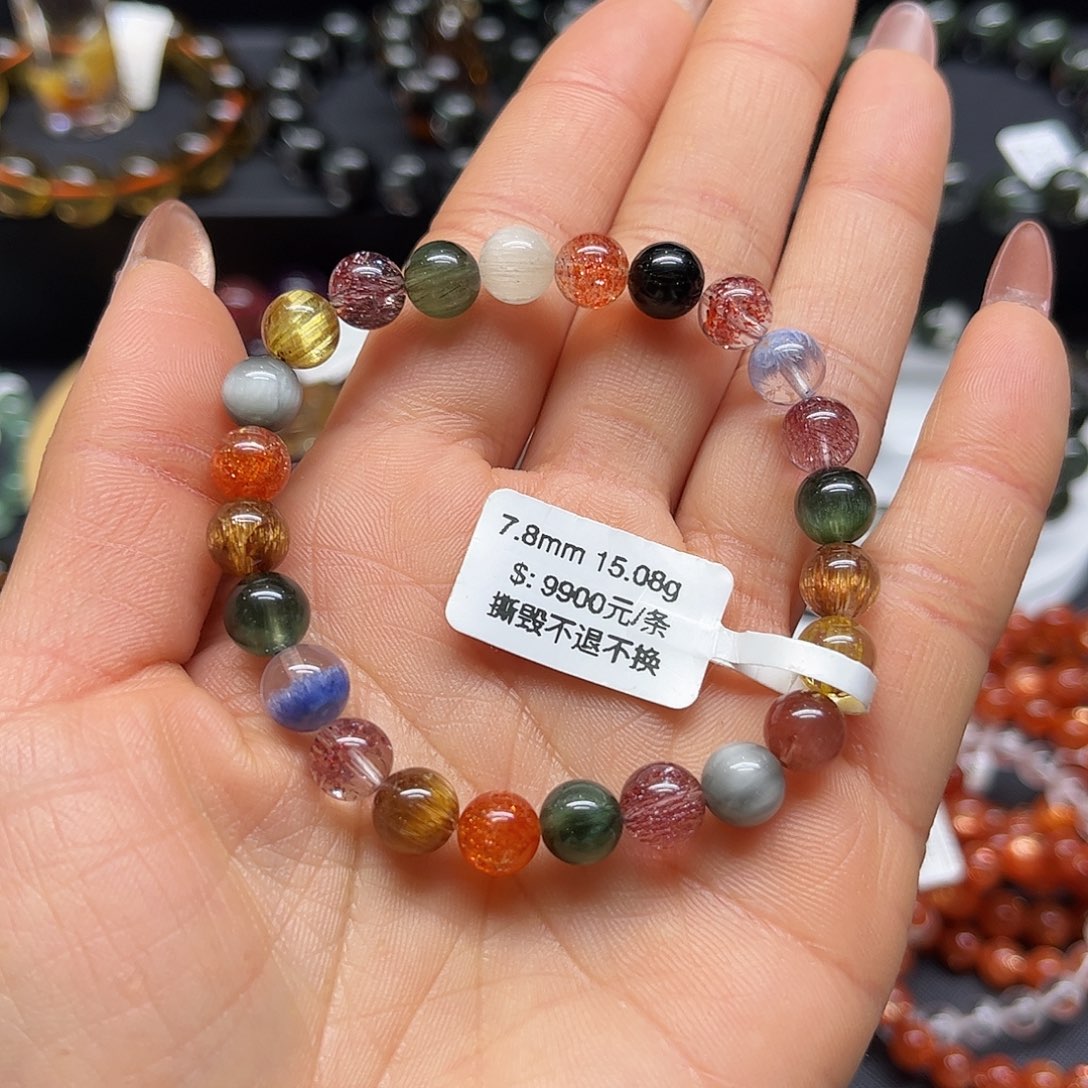 水晶手链未镶嵌调****姐手链