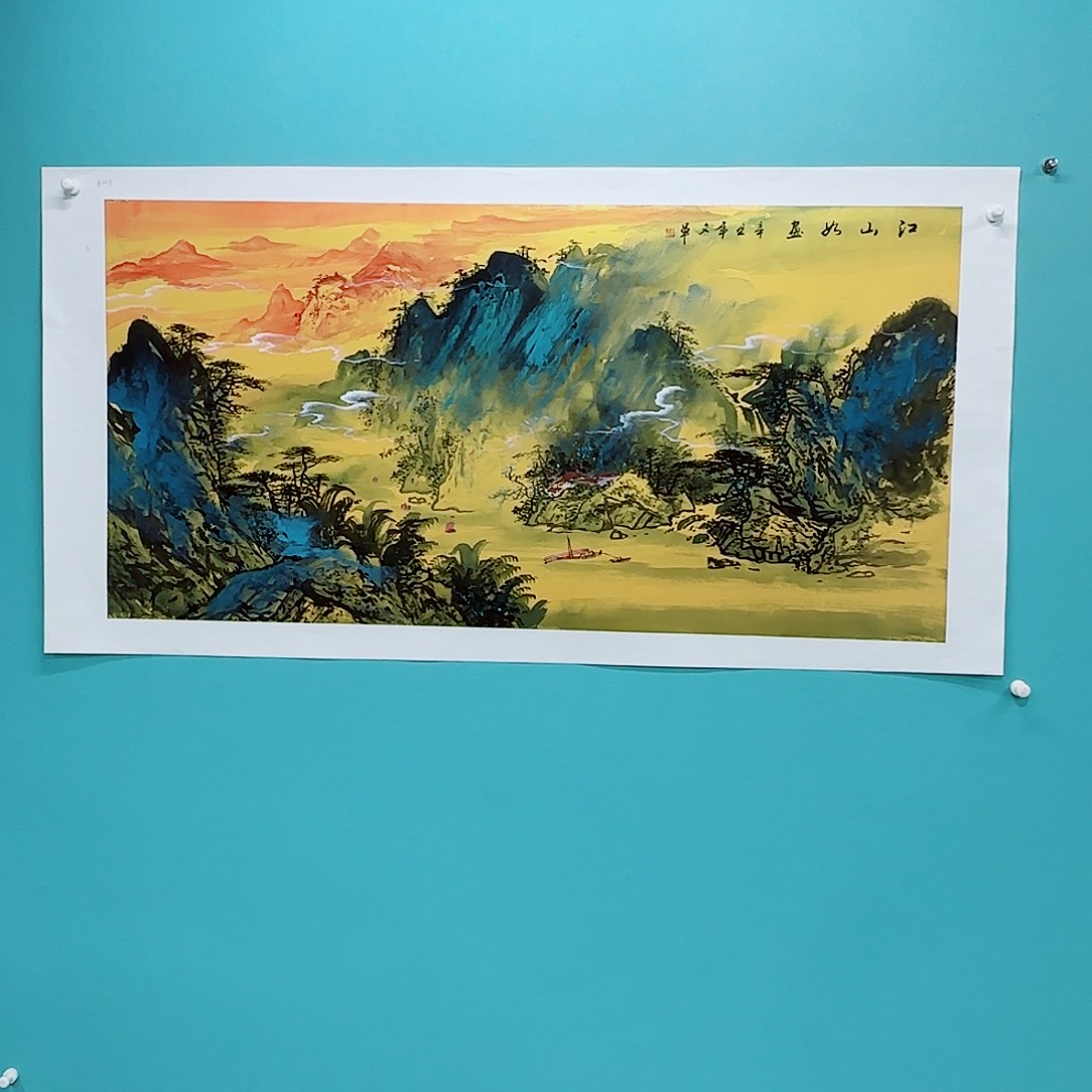 国画李文军教授作品