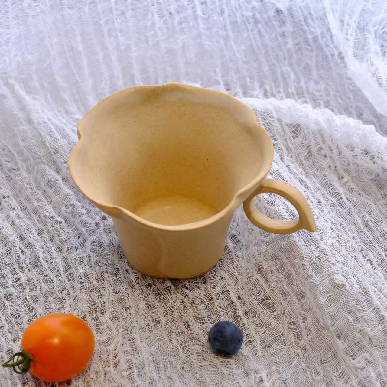 小喜宅 （微瑕）喜朵朵花瓣马克杯（容量110ml）