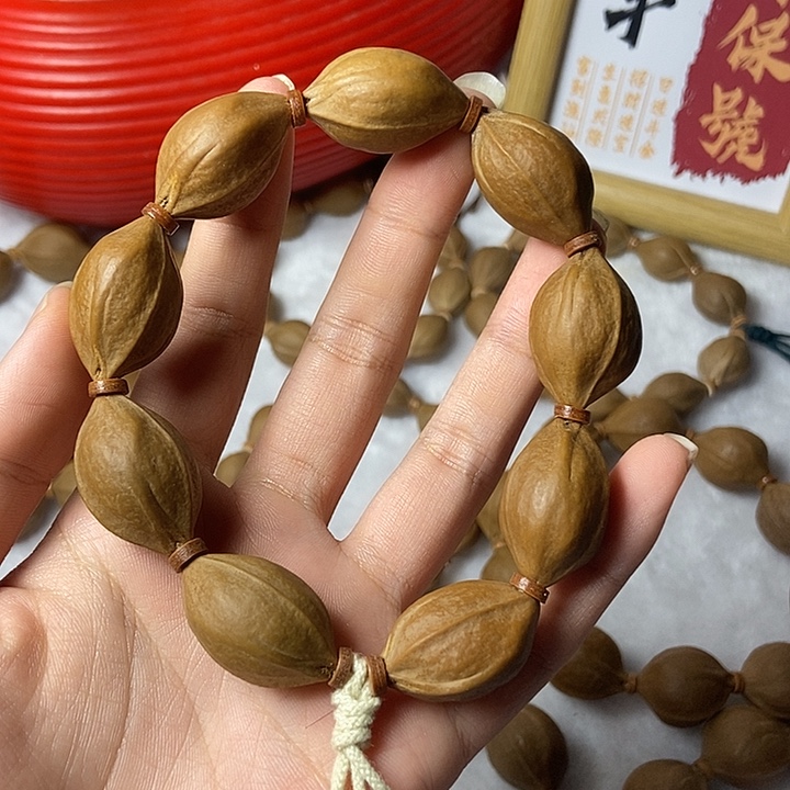 橄榄核手串/手链梅林铁核1828三花