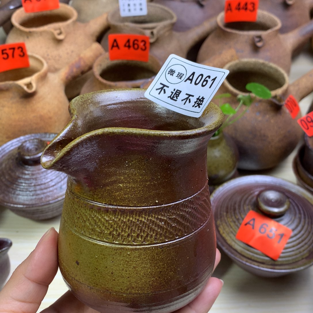 微瑕柴烧公道杯280毫升左右一物一拍