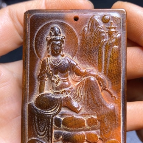 和田玉（糖玉）挂件未镶嵌