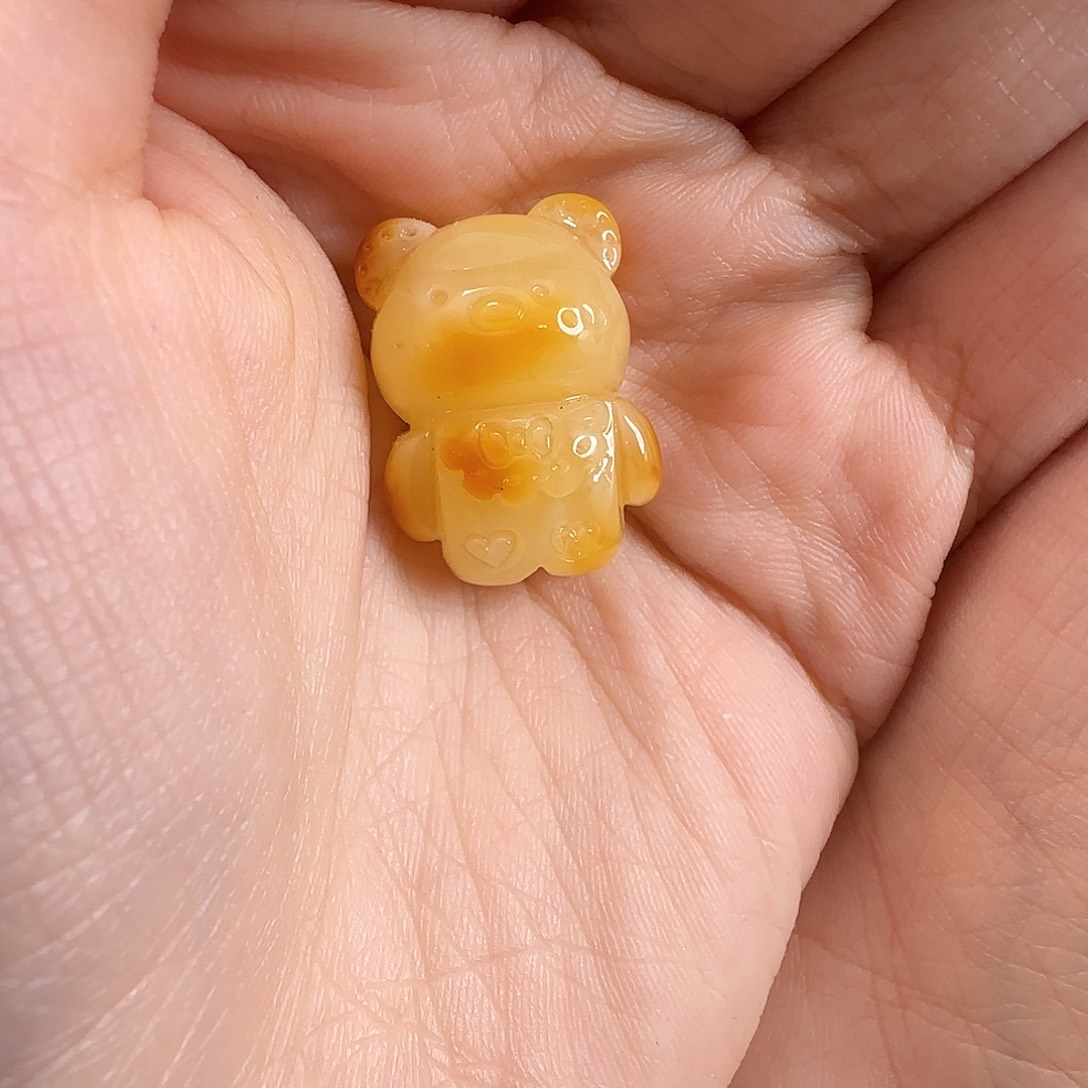 琥珀珠宝奇石未镶嵌小*头