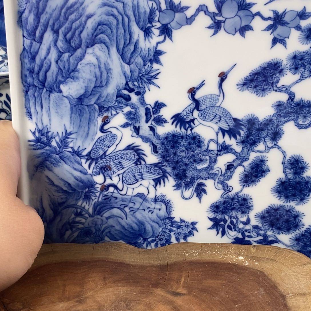 瓷片景德镇手绘青花茶器811