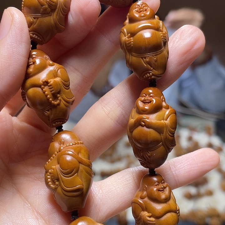 橄榄核手串/手链小金条