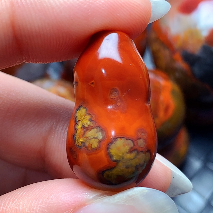 玛瑙/玉髓颈饰未镶嵌风*子