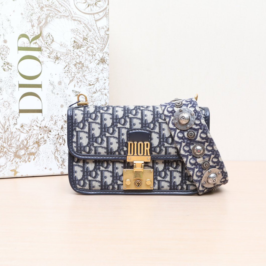 95新 DIOR/迪奥 小花姑姑P205437793Dior Addict 小号 21 老花