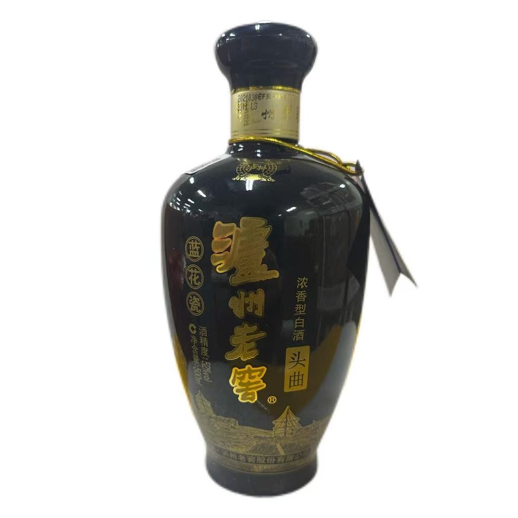 泸州老窖蓝花瓷头曲  52度500ml*1瓶 浓香型白酒