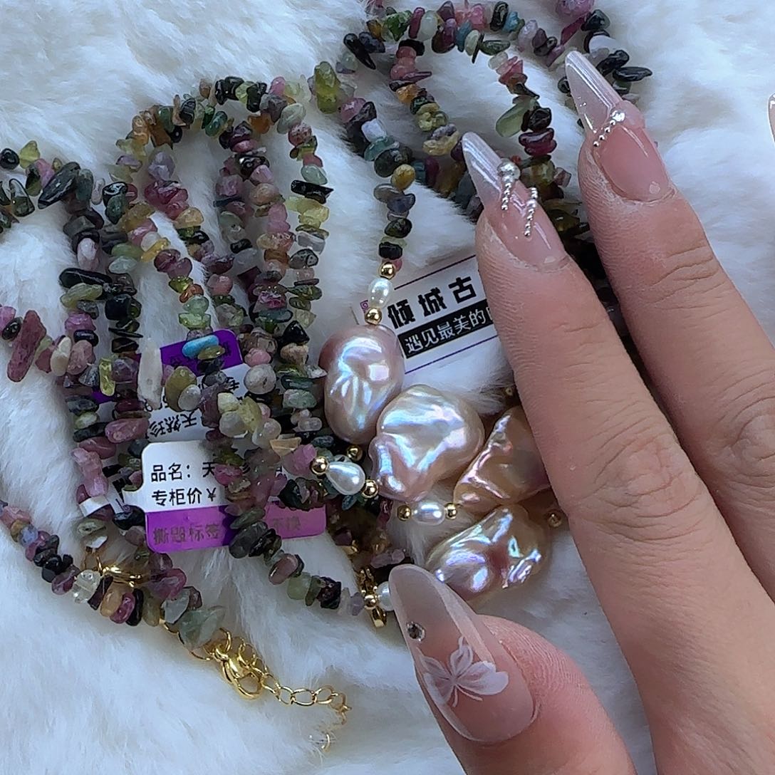 未镶嵌项链定制687淡水珍珠