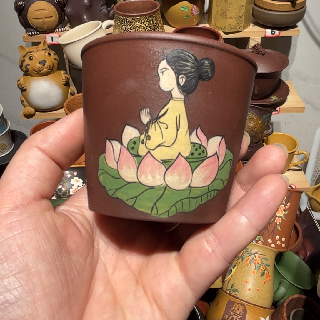 紫砂茶杯宜兴紫砂主人杯
