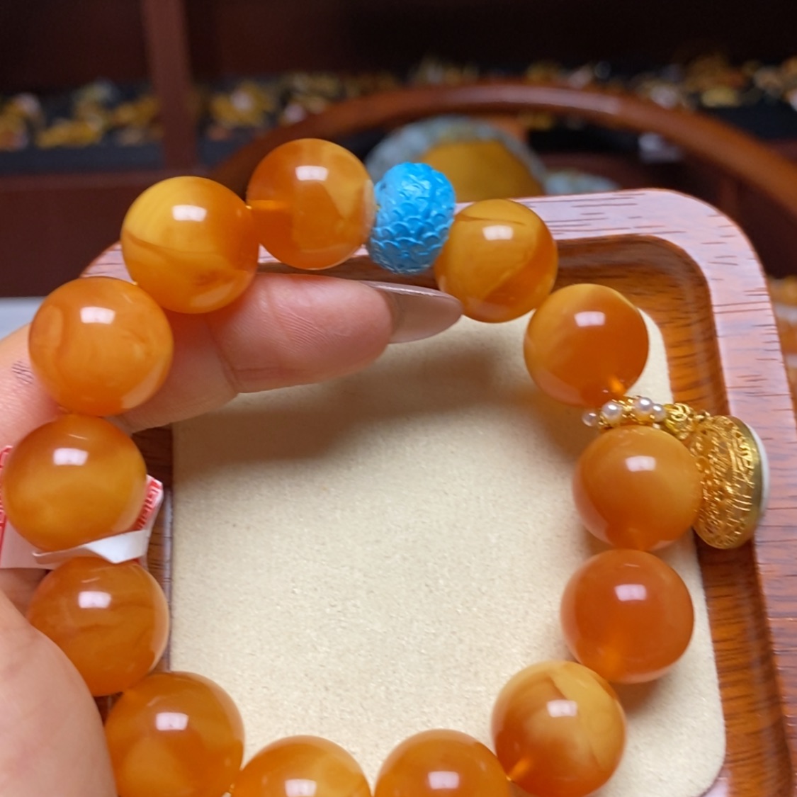 【闪购商品】蜜蜡手链未镶嵌手串