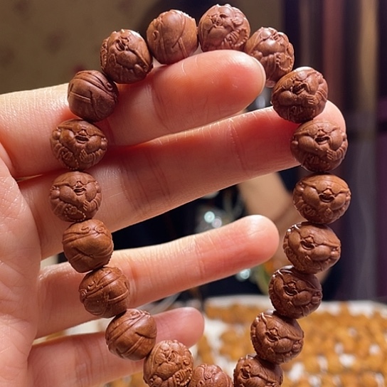 手串/手链橄榄核龙纹桃核