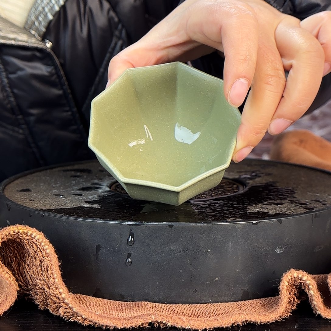 紫砂茶杯原矿紫砂泥料180cc