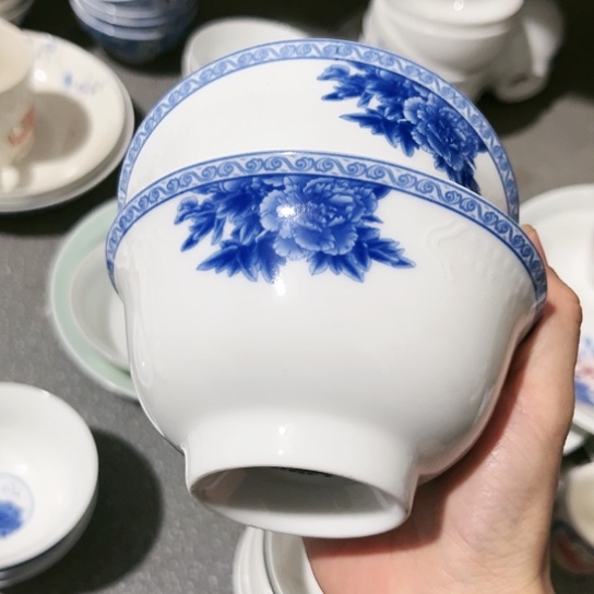 碗5寸碗两个陶瓷陶瓷