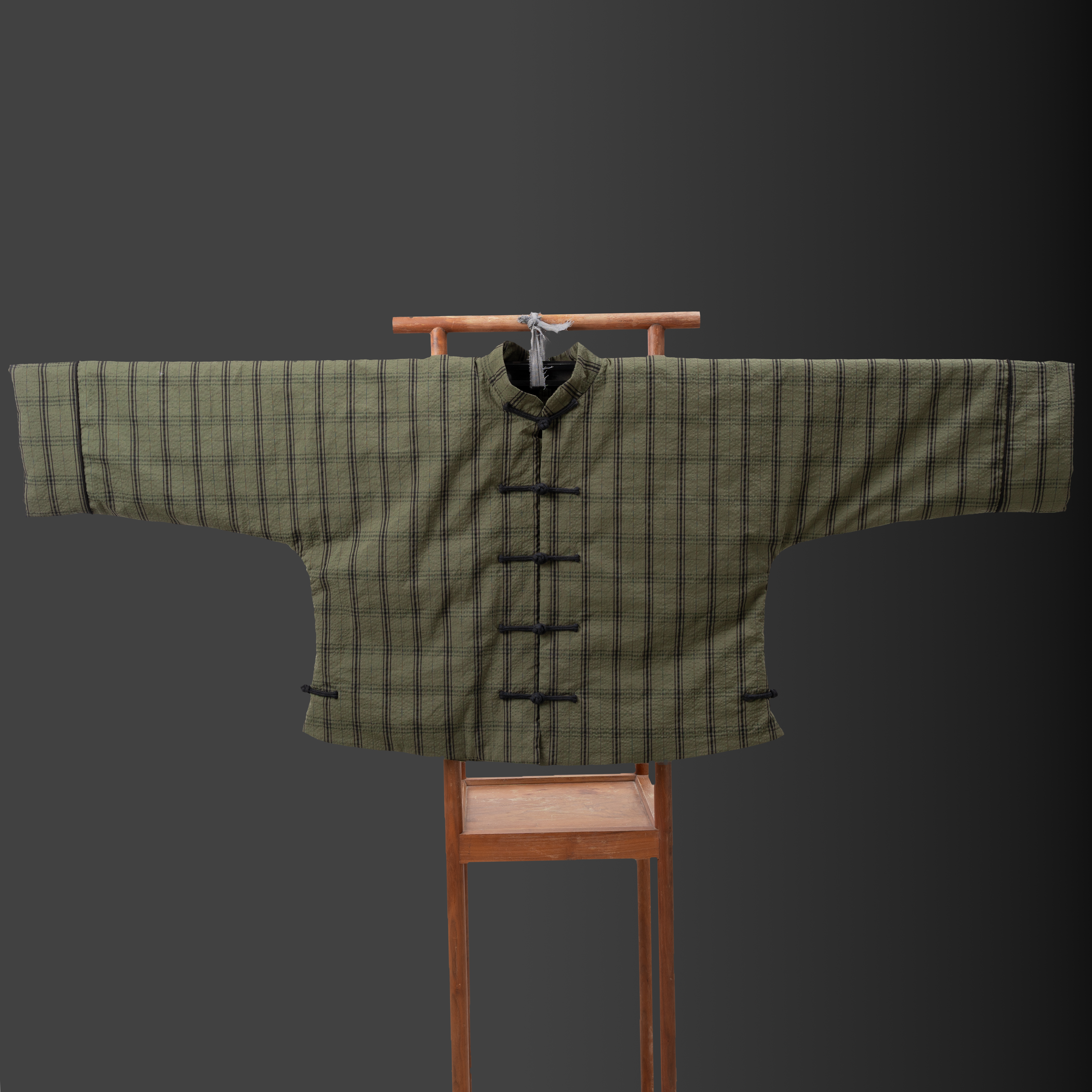 中式褶皱棉服常规款套装长袖棉衣复古外套正装立领厚款老式休闲