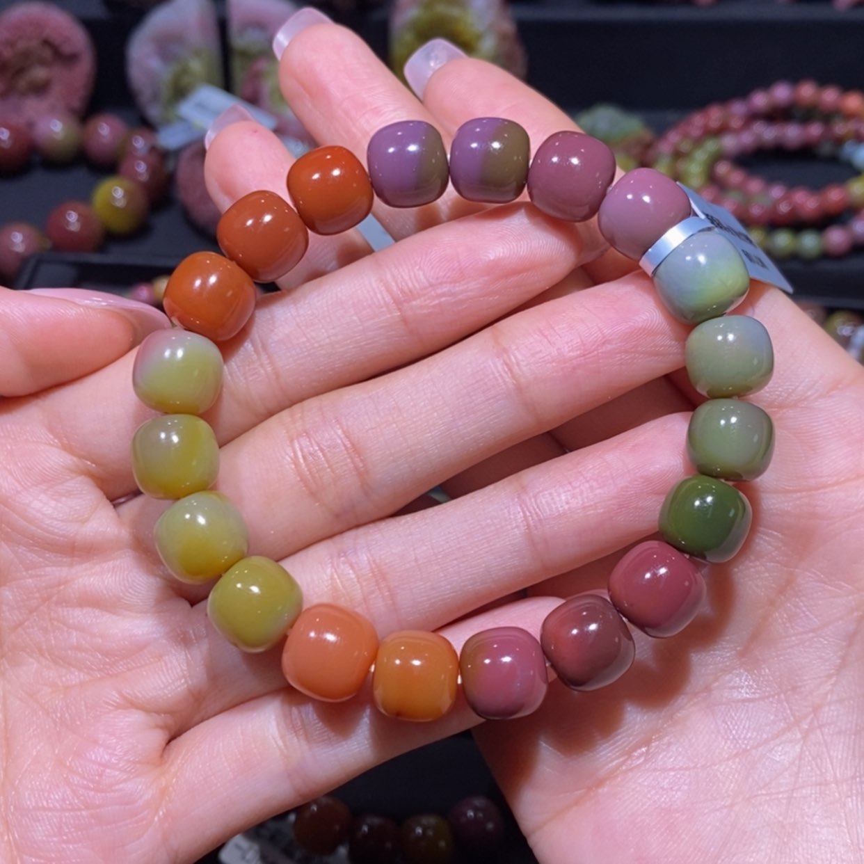 【闪购商品】玛瑙/玉髓手串未镶嵌t*y盐源玛瑙