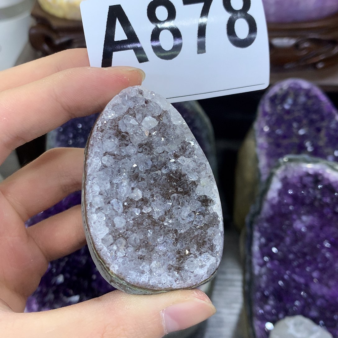 紫晶珠宝半成品未镶嵌878