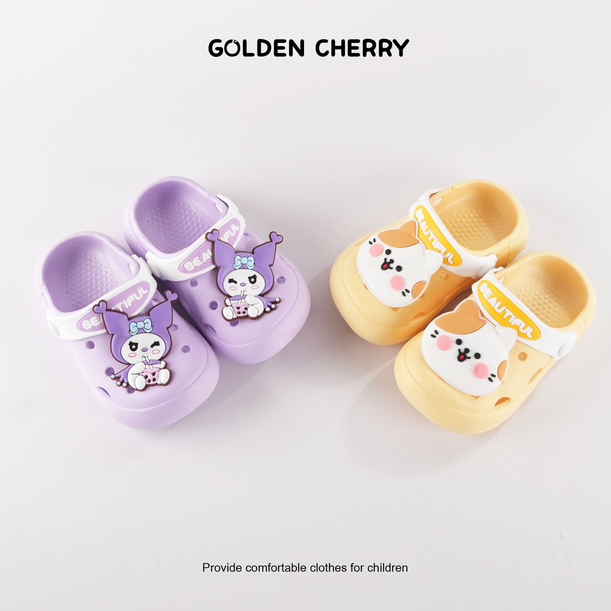 【金樱桃Golden cherry】 亲子洋气百搭拖鞋