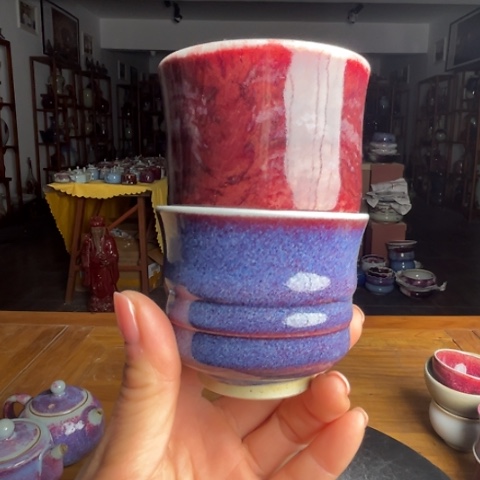 牛家钧窑钧瓷主人杯