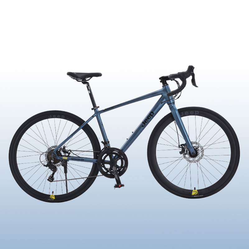 吉普JEEP「极速01」自行车直把弯把公路车超轻代步通勤车赛车内走线