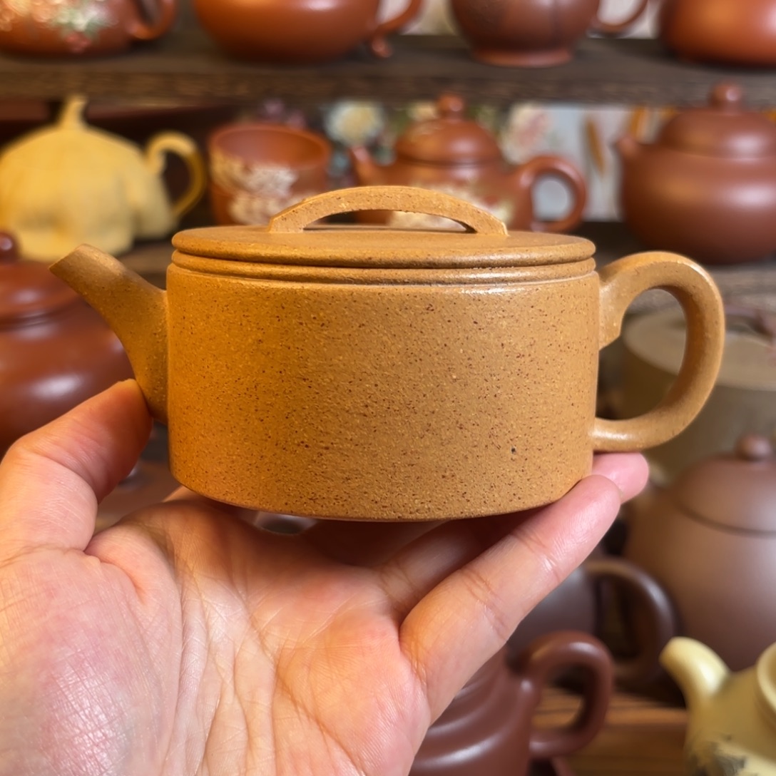 茶壶紫砂全手工黄将坡汉瓦170cc