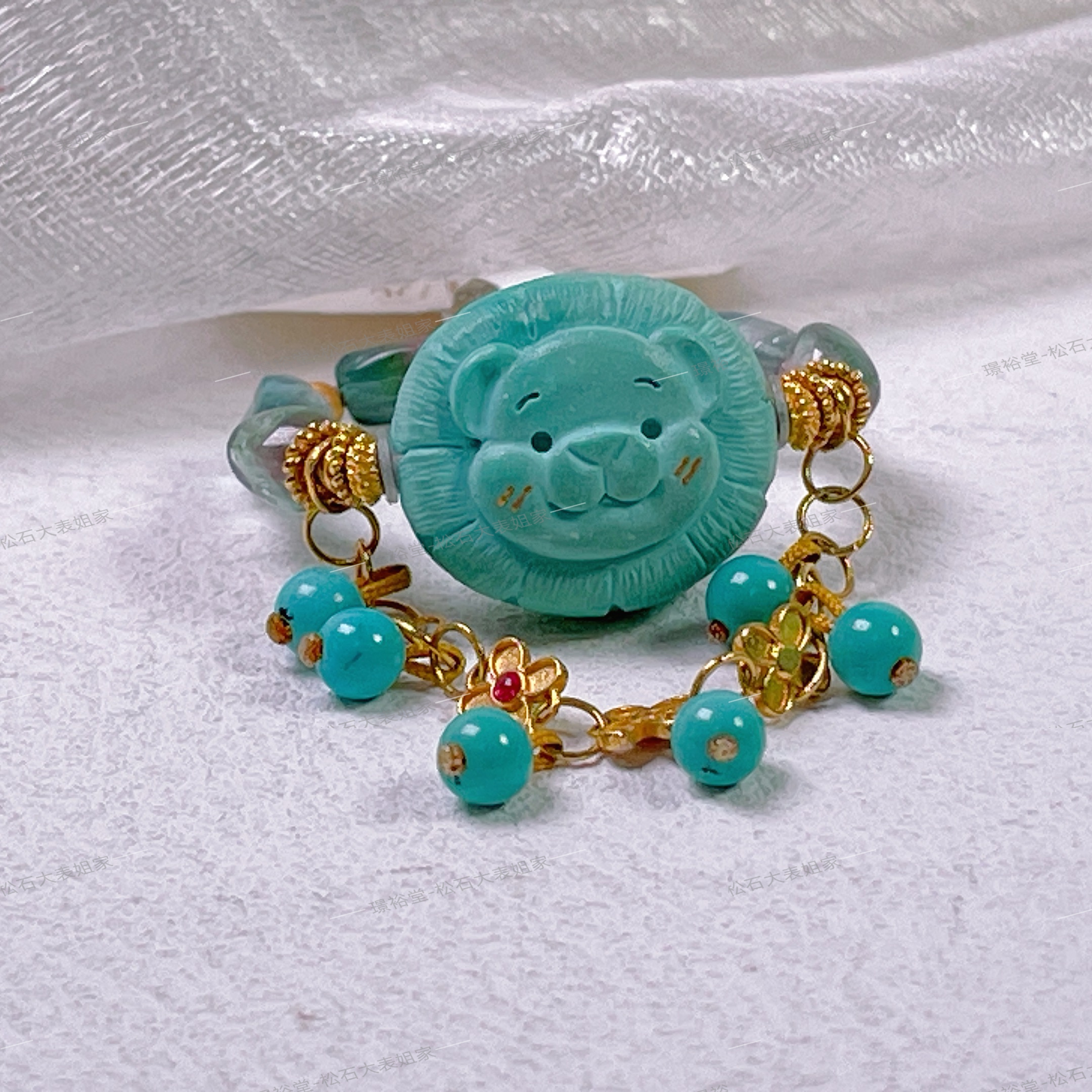 【松石大表姐】湖北真原矿小众珠宝绿松石戒指