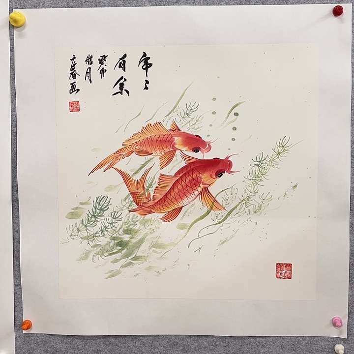 国画花鸟的翅膀和翅膀是