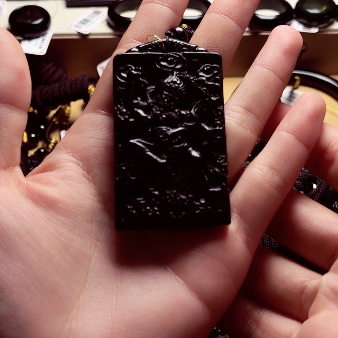 天然缅料A货大黑天A253