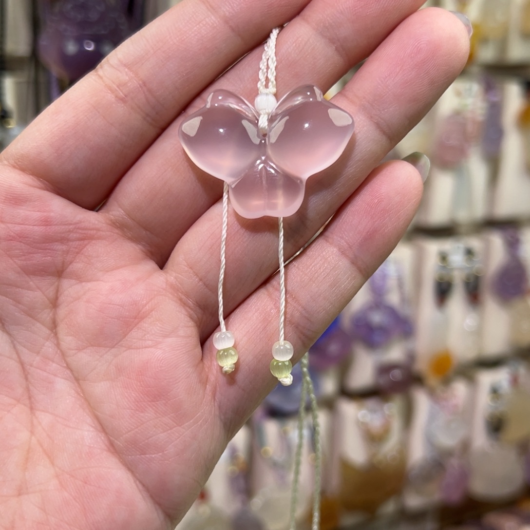 雪***儿玛瑙/玉髓未镶嵌吊坠(赠链)