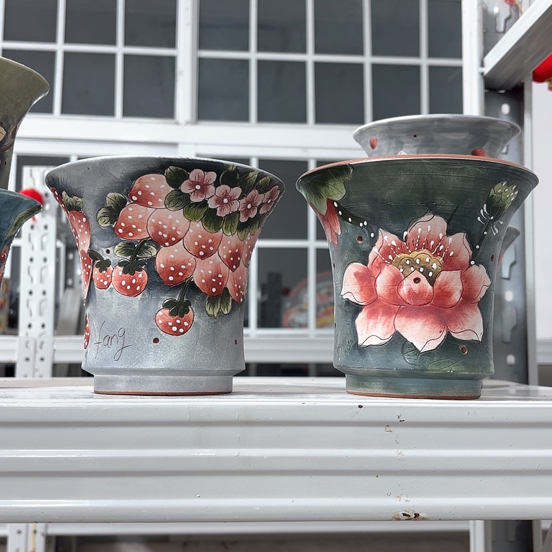 紫砂花盆手工花盆默认微瑕14/13