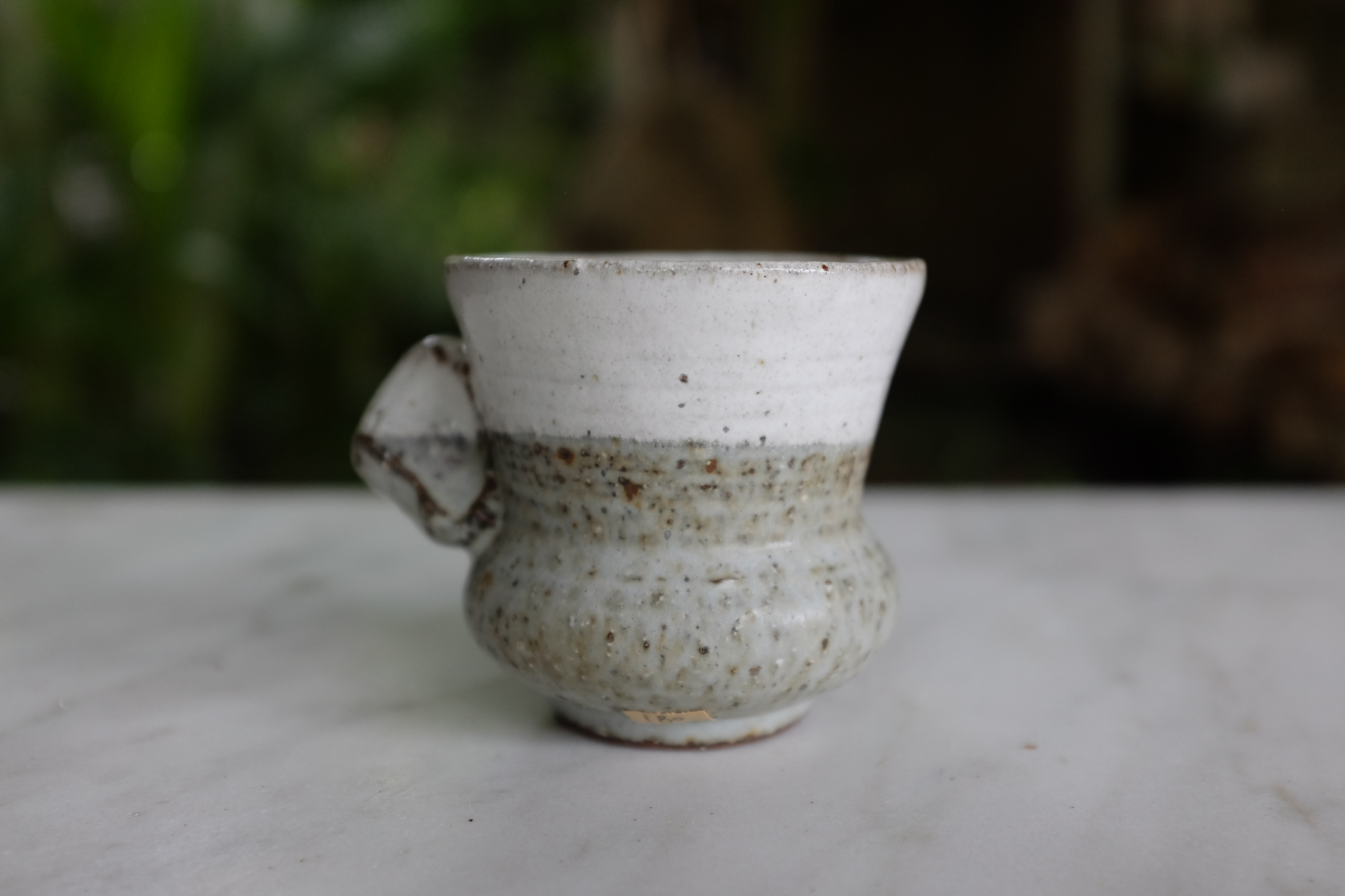 邱烧雨林粗陶手作——耳朵咖啡杯 马克杯