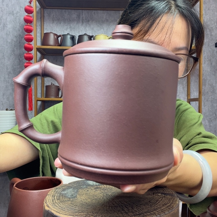 茶杯紫砂原矿紫砂杯