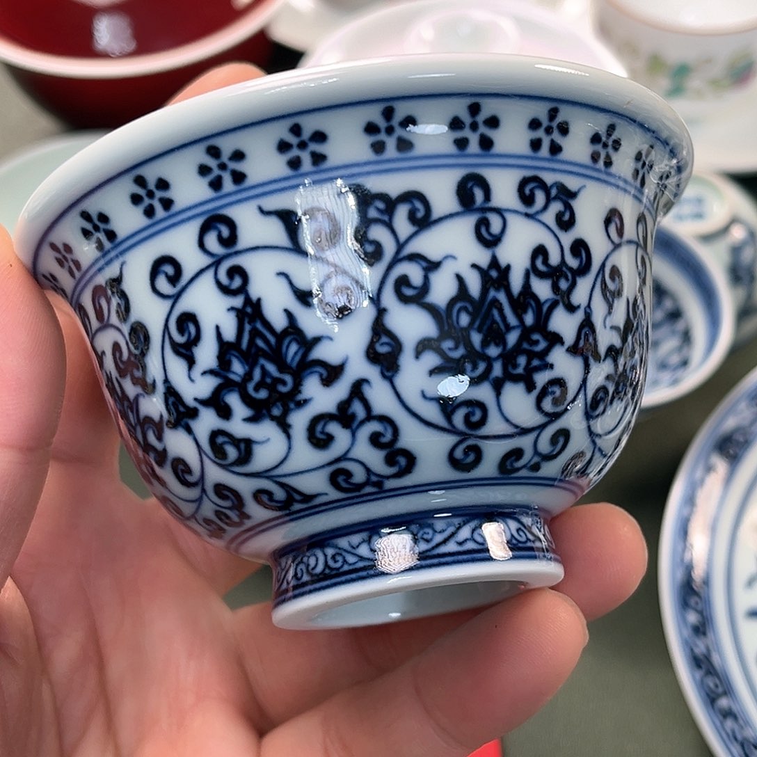 杯青花瓷器青花瓷器