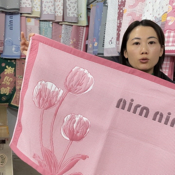 棉特价粉色郁金香