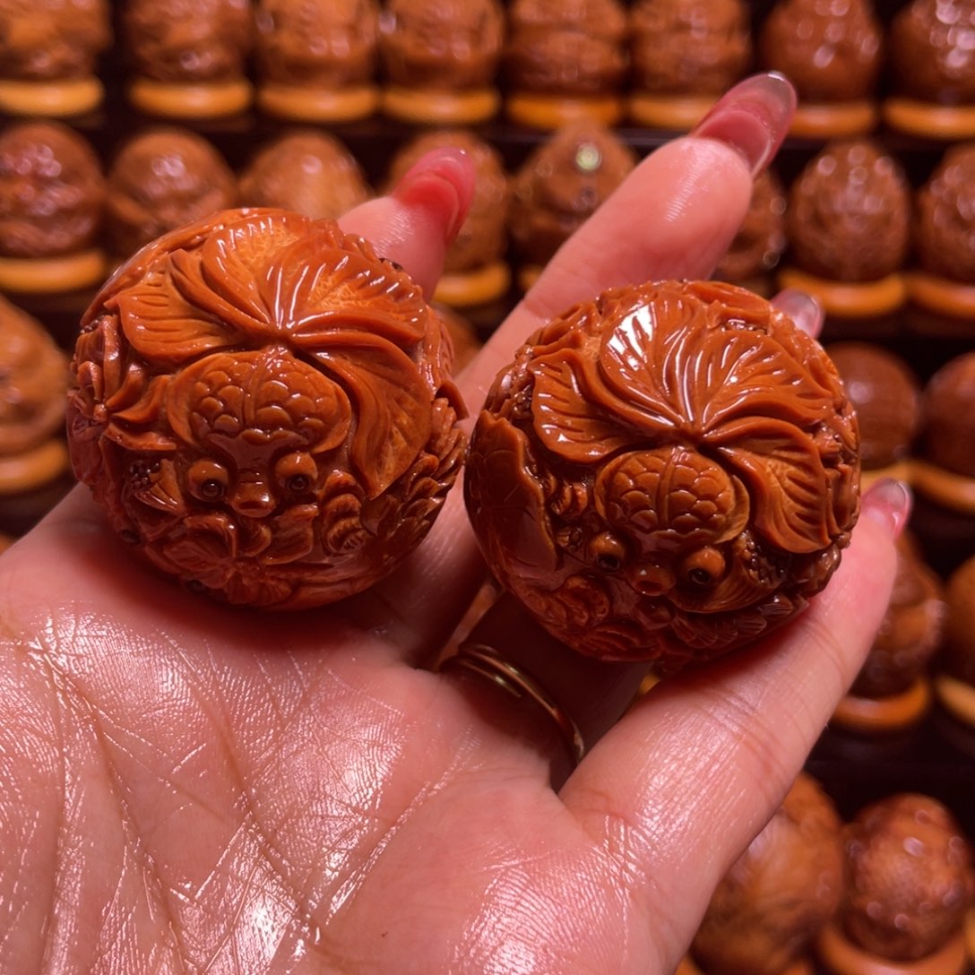 记***忆橄榄核手串/手链荷花鱼