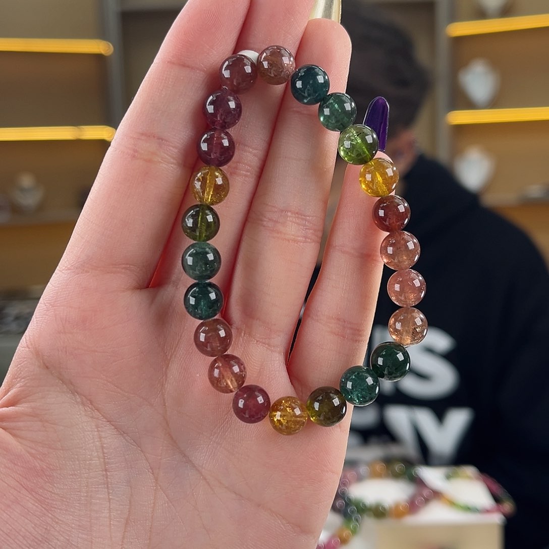 碧玺碧玺8mm（多样性发一件未镶嵌