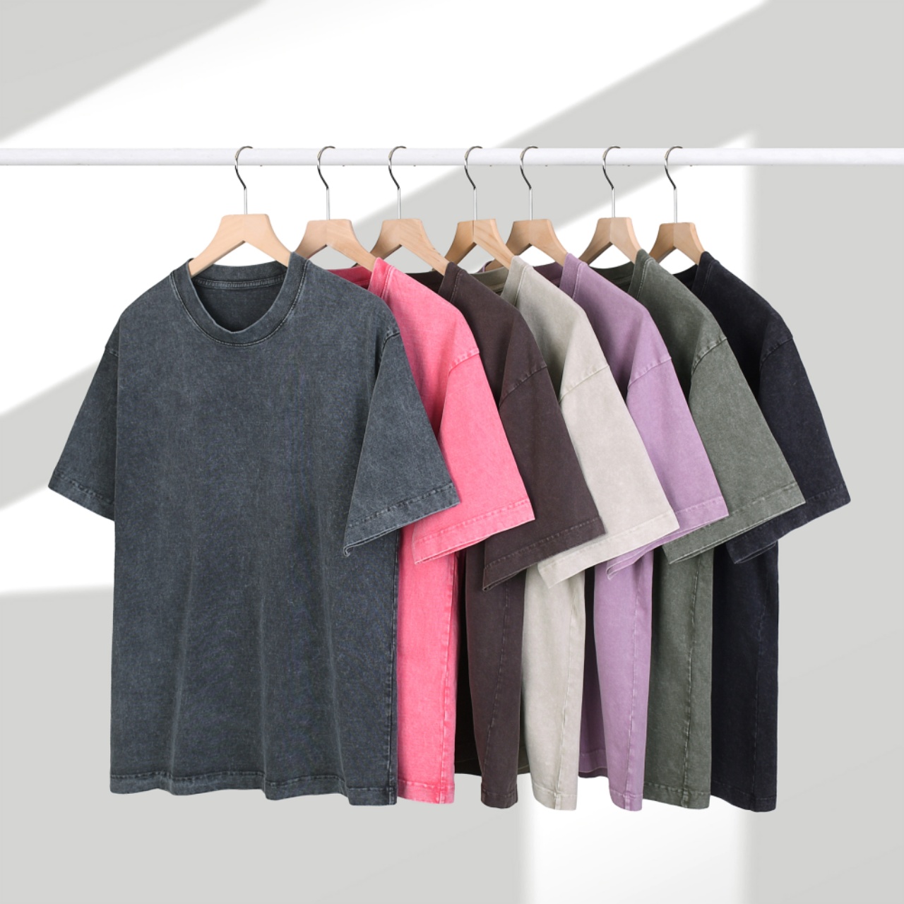 129重磅潮牌短袖高克重洗水款