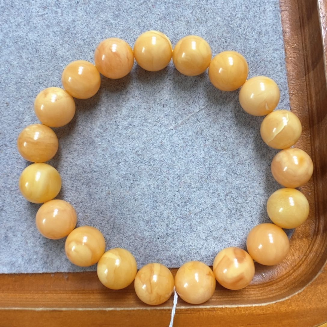 蜜蜡手串未镶嵌东****商蜜蜡手串