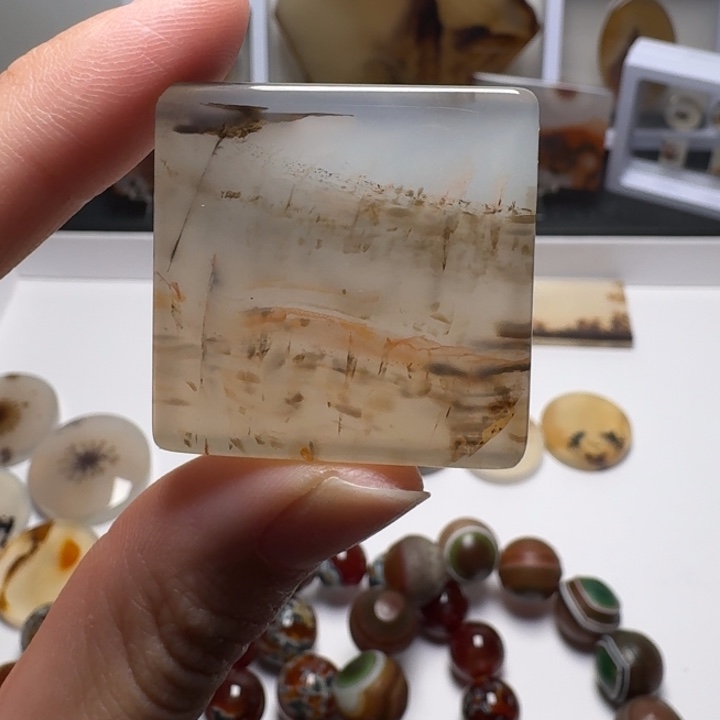玛瑙/玉髓未镶嵌摆件