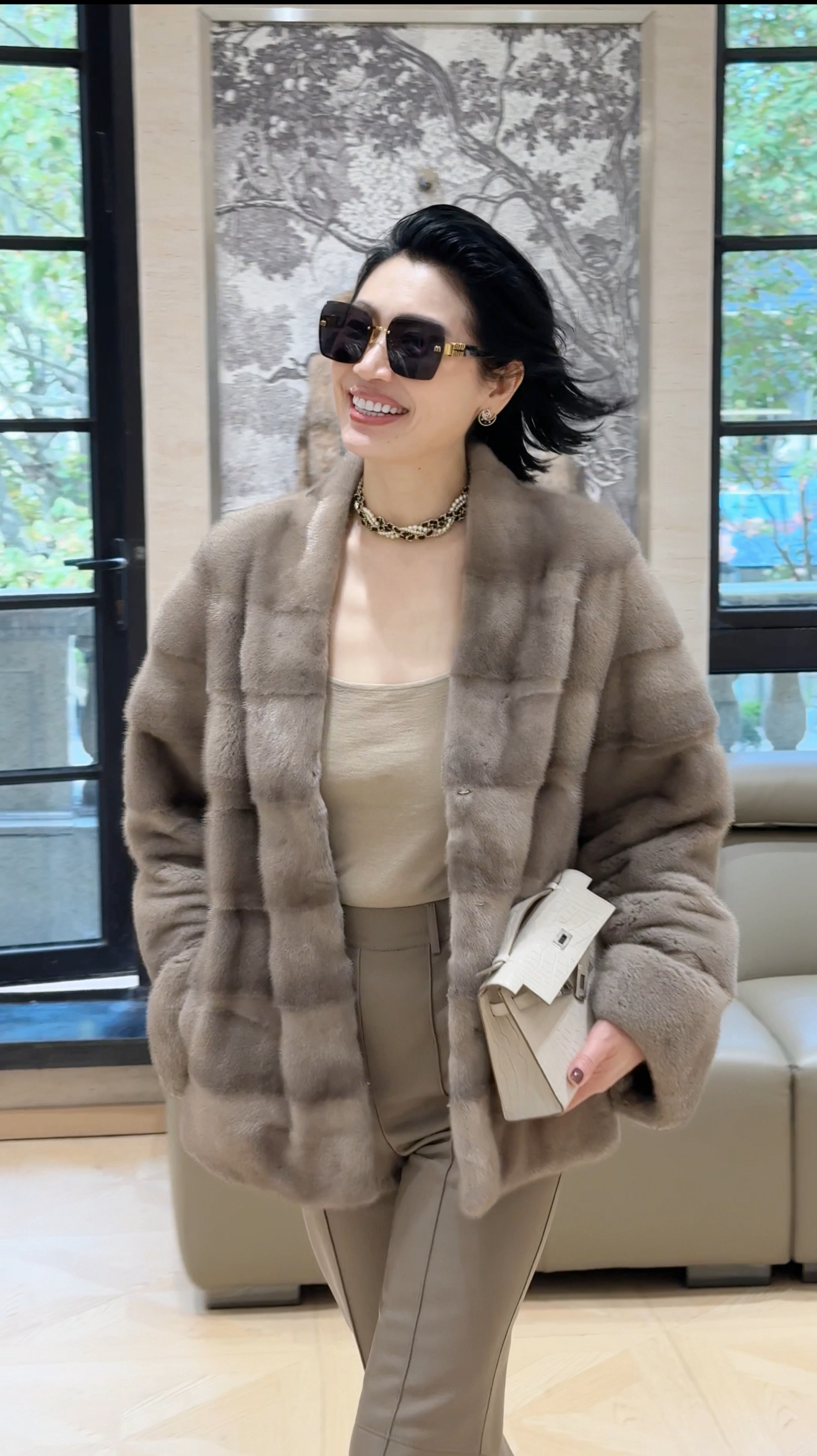 【YINGFEI PARIS】高级定制水貂外套