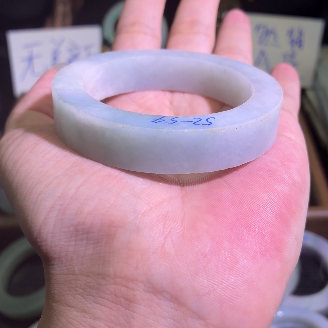 定制翡翠未镶嵌翡翠A货手镯毛胚定制